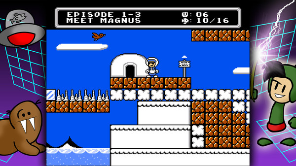 Screenshot z Alfonzo's Arctic Adventure