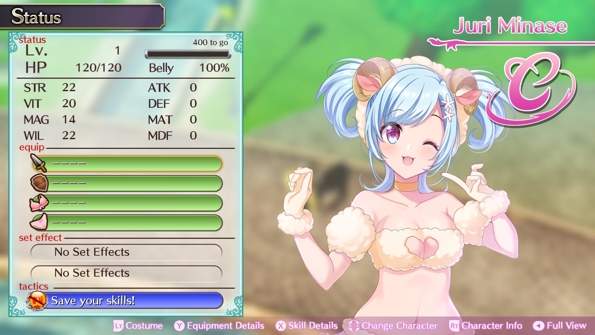 Omega Labyrinth Life - Costume: Juri (Animal) Featured Screenshot #1