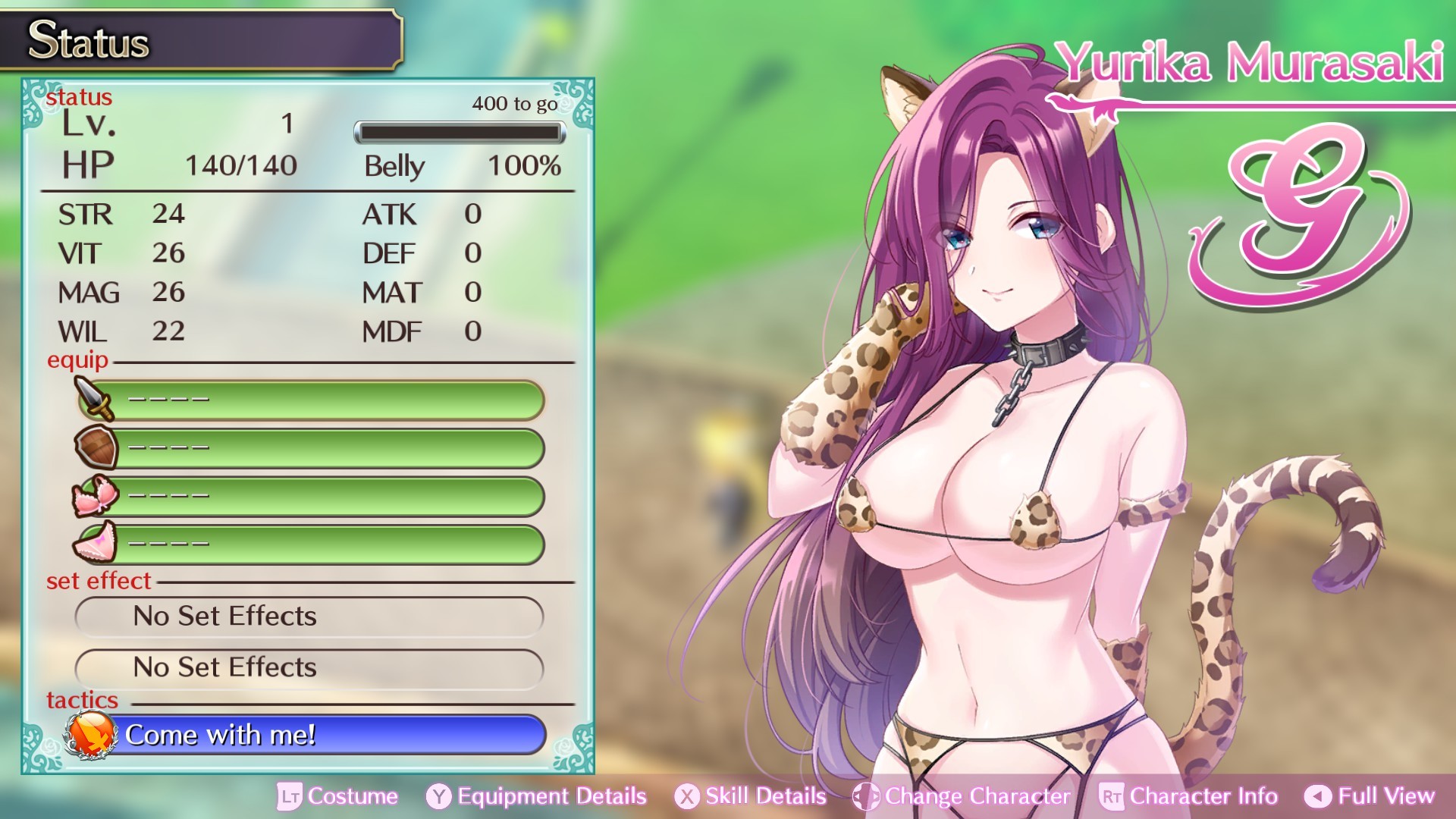 Omega Labyrinth Life - Costume: Yurika (Animal) Featured Screenshot #1