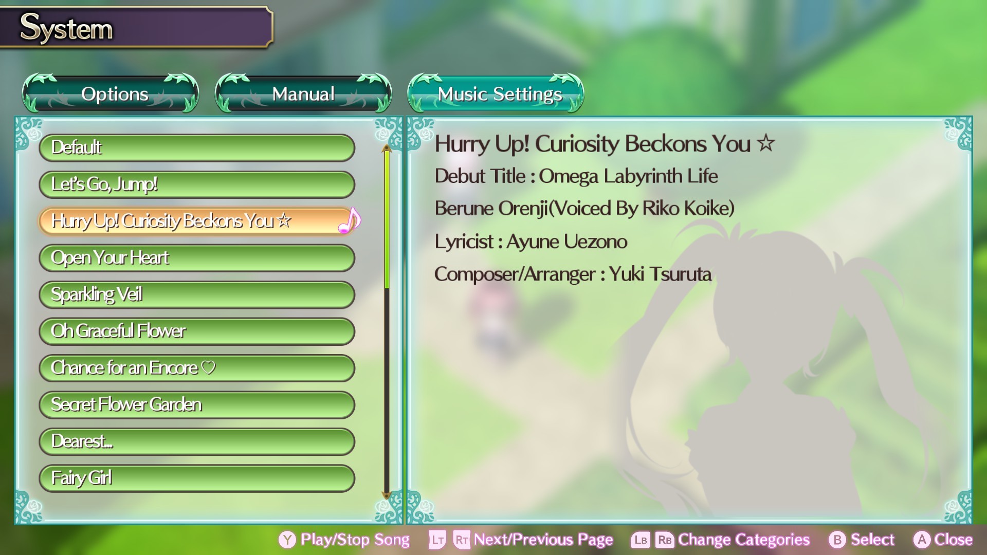 Omega Labyrinth Life - Character Song: Berune Featured Screenshot #1