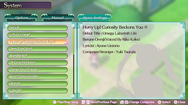 Omega Labyrinth Life - Character Song: Berune — скриншот 1