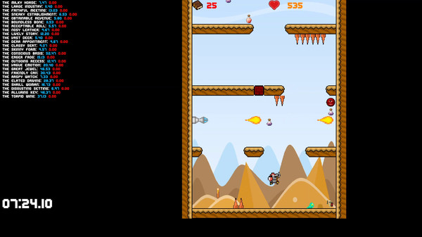 Screenshot z Super Novel Collector (Speedrun Edition)