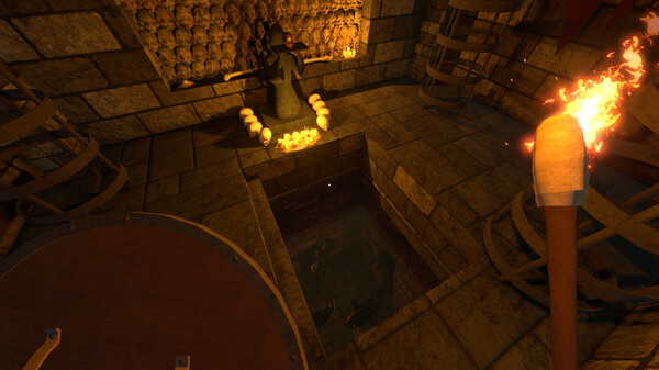 Screenshot of Neverlooted Dungeon gameplay showing in-action mechanics