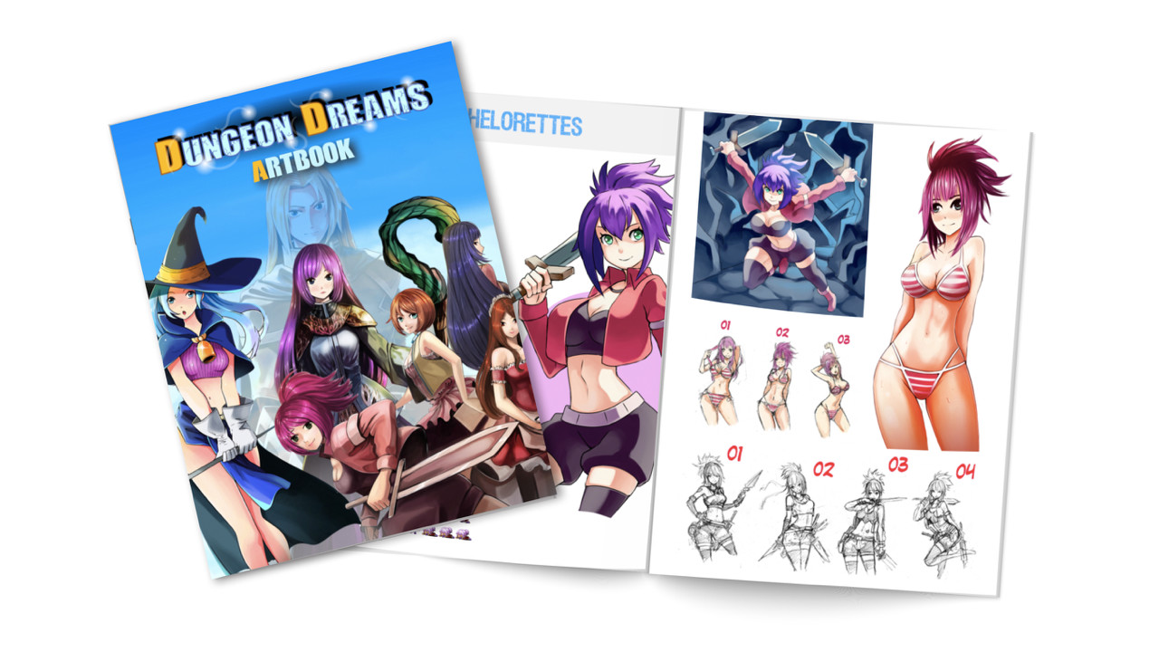 Dungeon Dreams HD Artbook Featured Screenshot #1