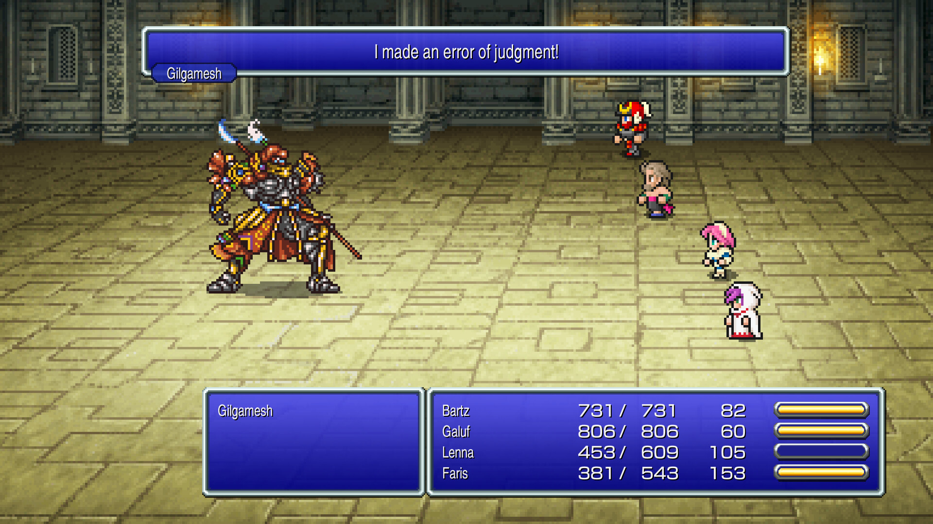 #3. FINAL FANTASY V (Steam) Door: Square Enix