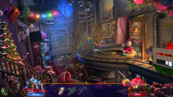 Screenshot z Yuletide Legends: Who Framed Santa Claus