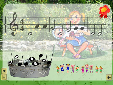 Screenshot z Приключенията на музикалните тонове и техните ноти