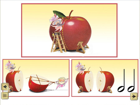 Screenshot z Приключенията на музикалните тонове и техните ноти