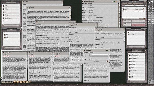 Fantasy Grounds - D&D Classics: PHBR8 The Complete Book of Elves (2E)
