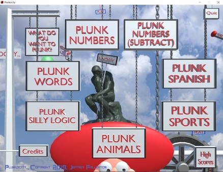 Screenshot z Plunkocity