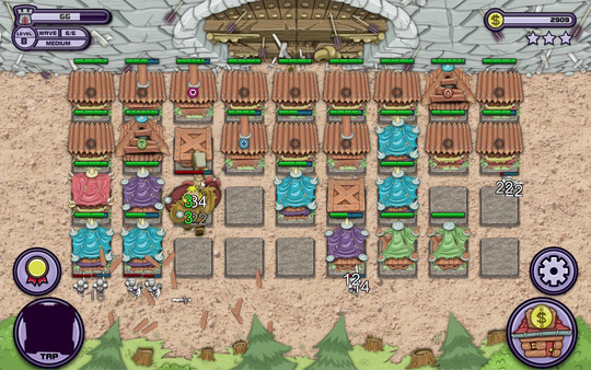 Screenshot z Merge Towers