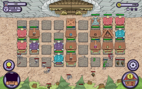 Screenshot z Merge Towers