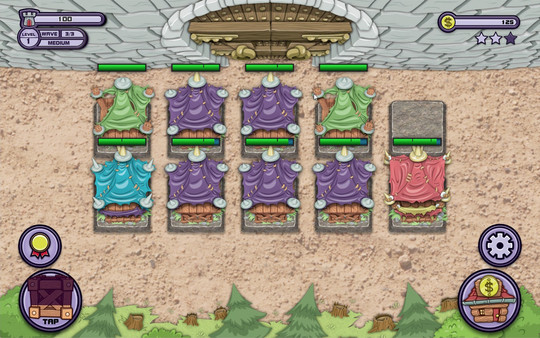 Screenshot z Merge Towers