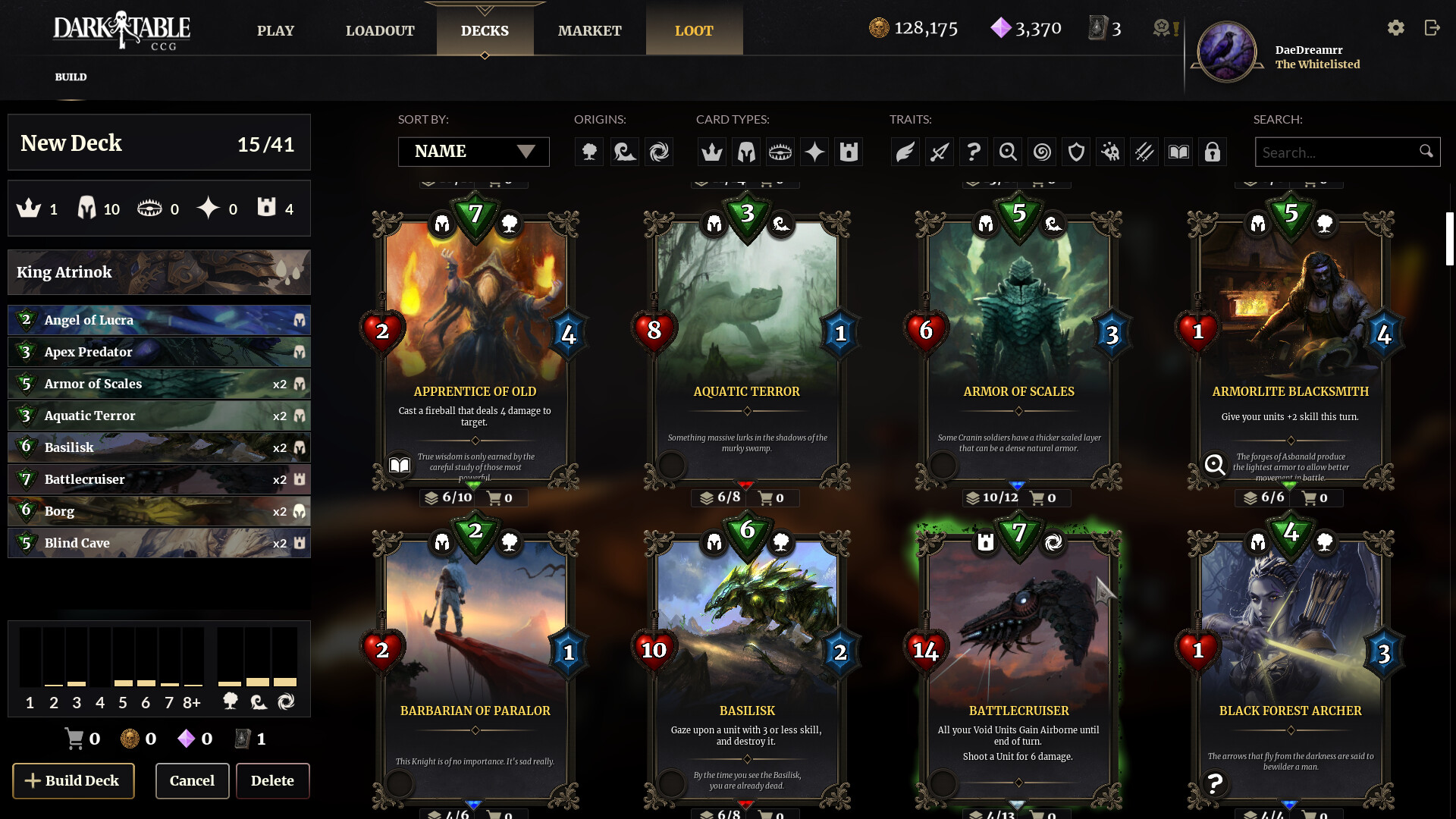 #3. Dark Table CCG (Steam) Podle: Doonamai, LLC