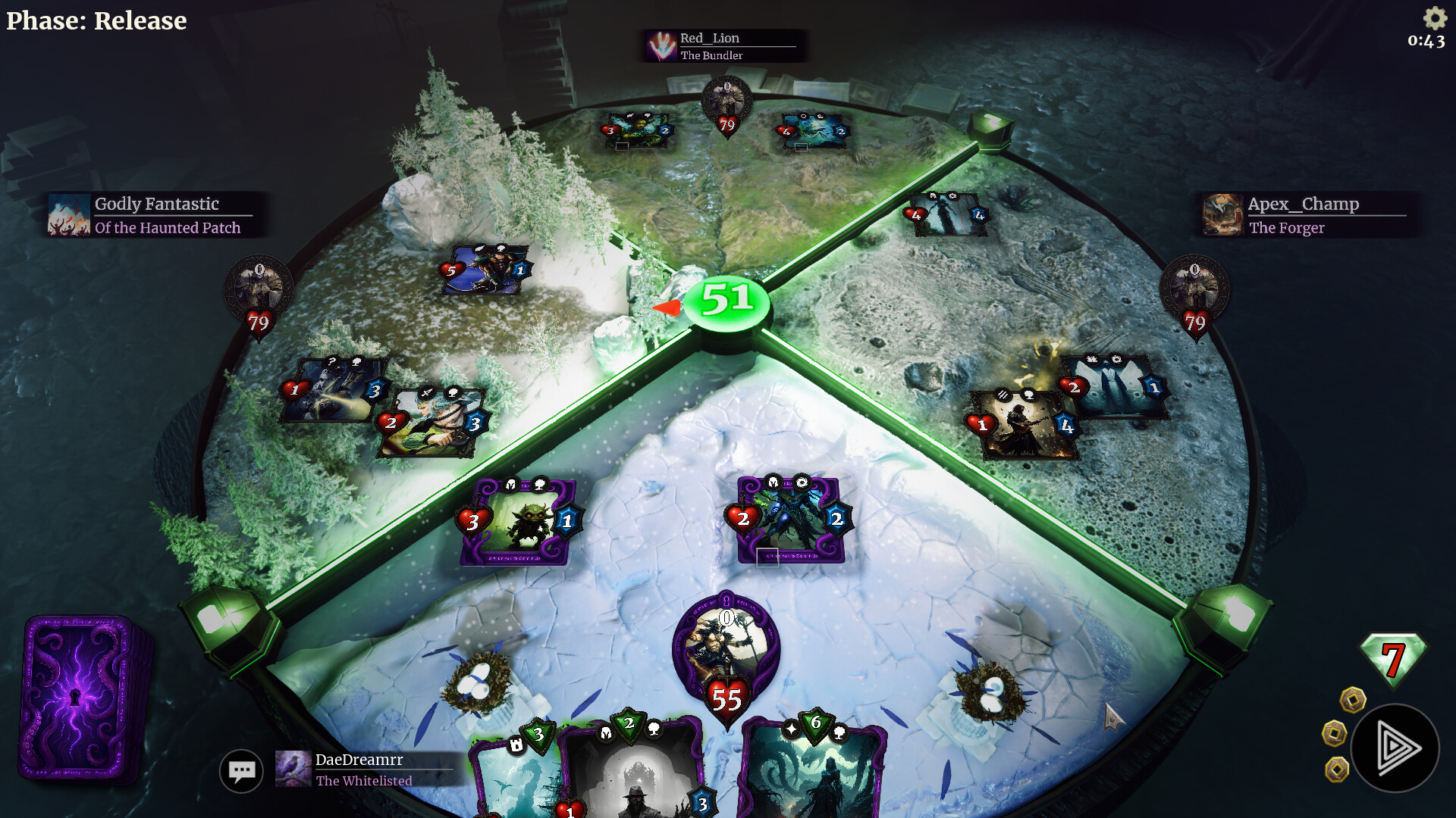 #2. Dark Table CCG (Steam) Podle: Doonamai, LLC