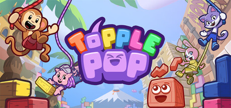 TopplePOP: バンジーブロッカーズ - 物理パズルアクションで友達を救え!
