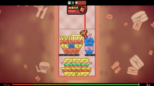 Screenshot z TopplePOP: Bungee Blockbusters
