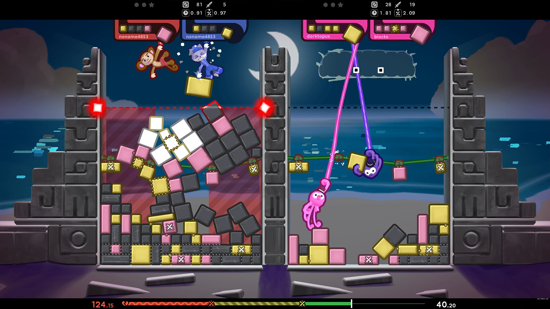 TopplePOP: Bungee Blockbusters screenshot 19