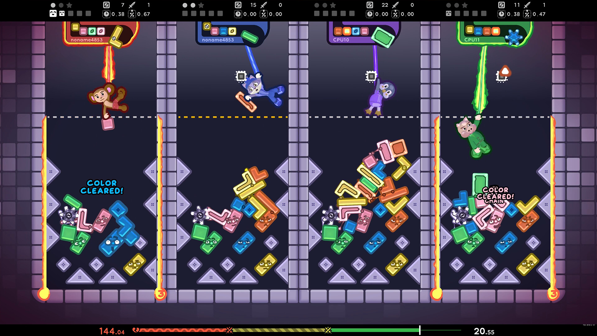 TopplePOP: Bungee Blockbusters screenshot 10