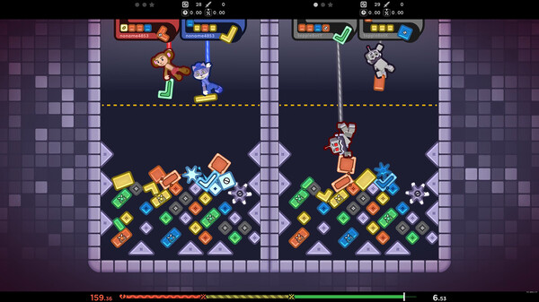 TopplePOP: Bungee Blockbusters screenshot 2