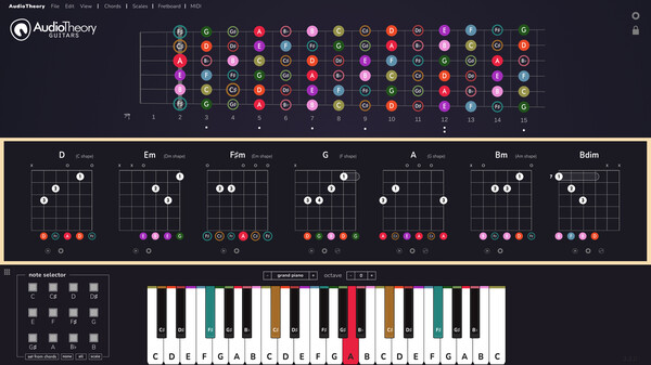 Screenshot z AudioTheory Guitars Screenshot z AudioTheory Guitars