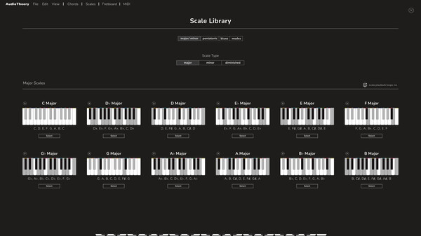 Screenshot z AudioTheory Guitars Screenshot z AudioTheory Guitars