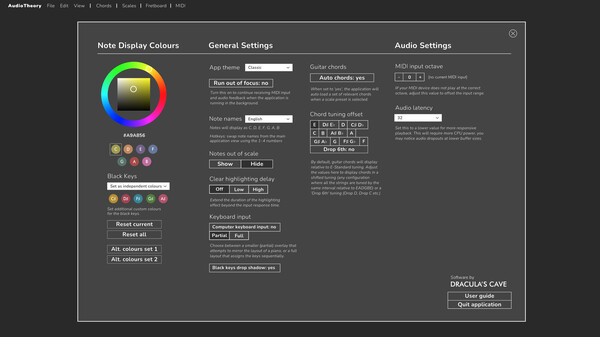 Screenshot z AudioTheory Guitars Screenshot z AudioTheory Guitars