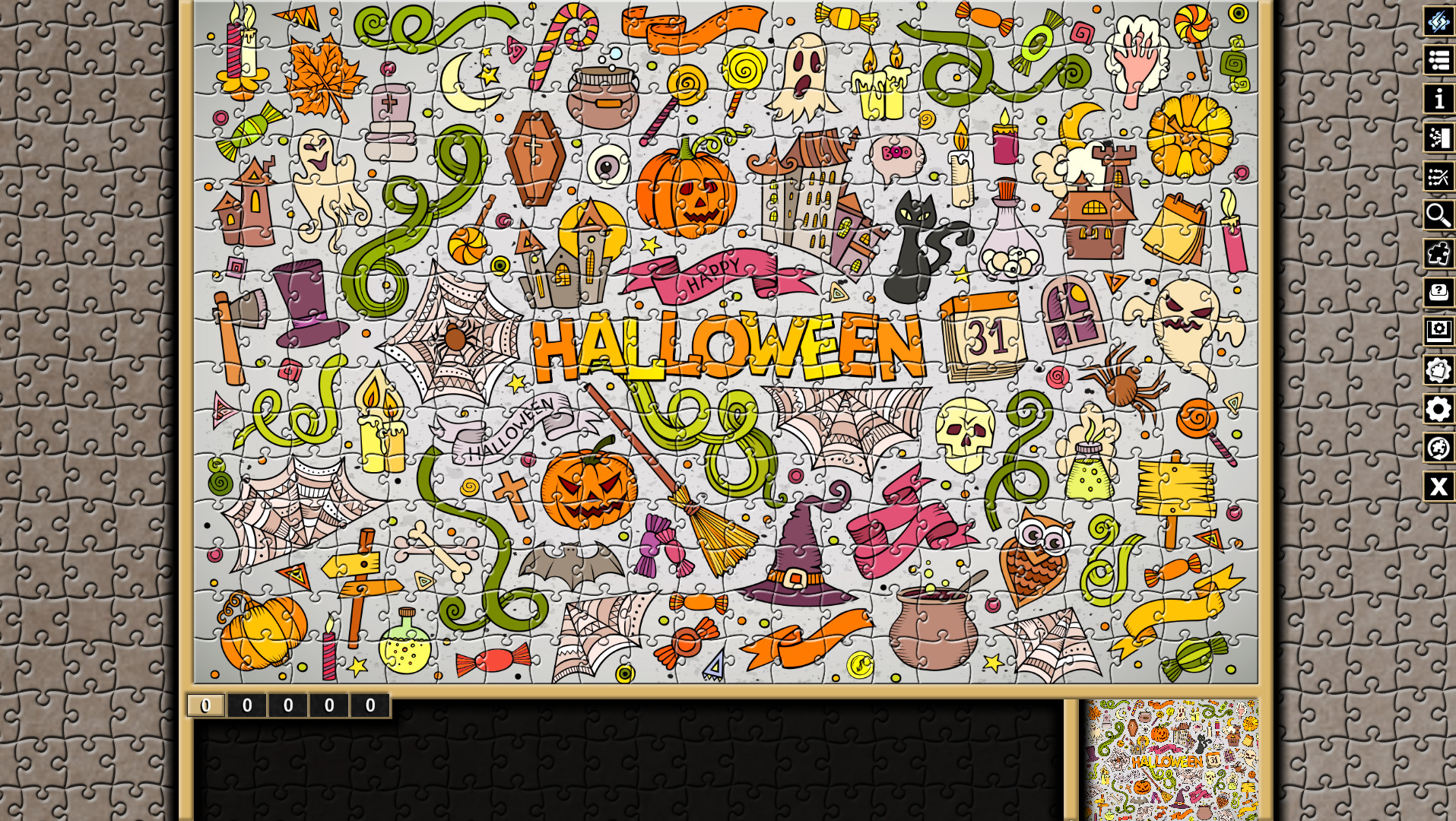 Pixel Puzzles Traditional Jigsaws Pack: Halloween Featured Screenshot #1