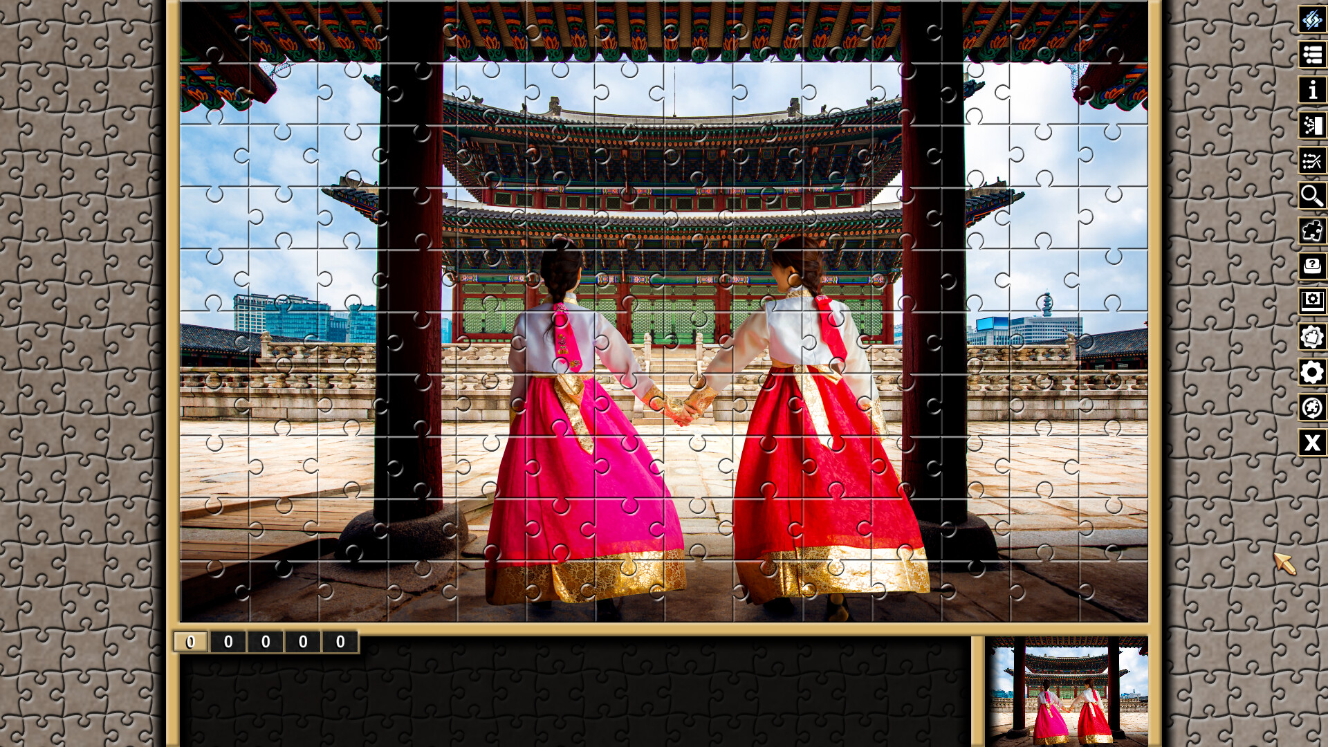 Pixel Puzzles Traditional Jigsaws Pack: Korea Featured Screenshot #1