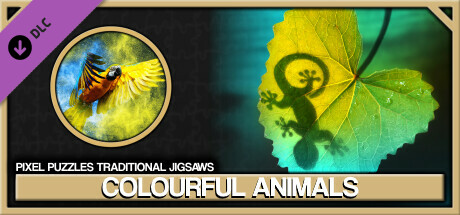 Pixel Puzzles Traditional Jigsaws Pack: Colorful Animals game cover
