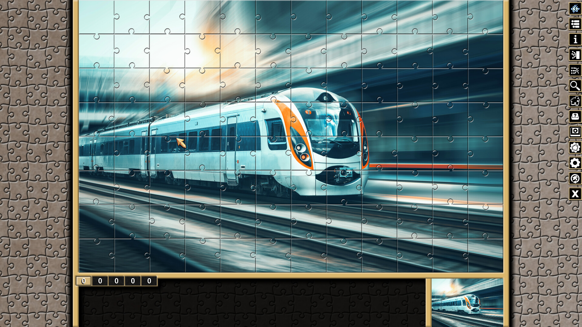 Pixel Puzzles Traditional Jigsaws Pack: Locomotive Featured Screenshot #1