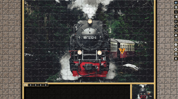 Pixel Puzzles Traditional Jigsaws Pack: Locomotive