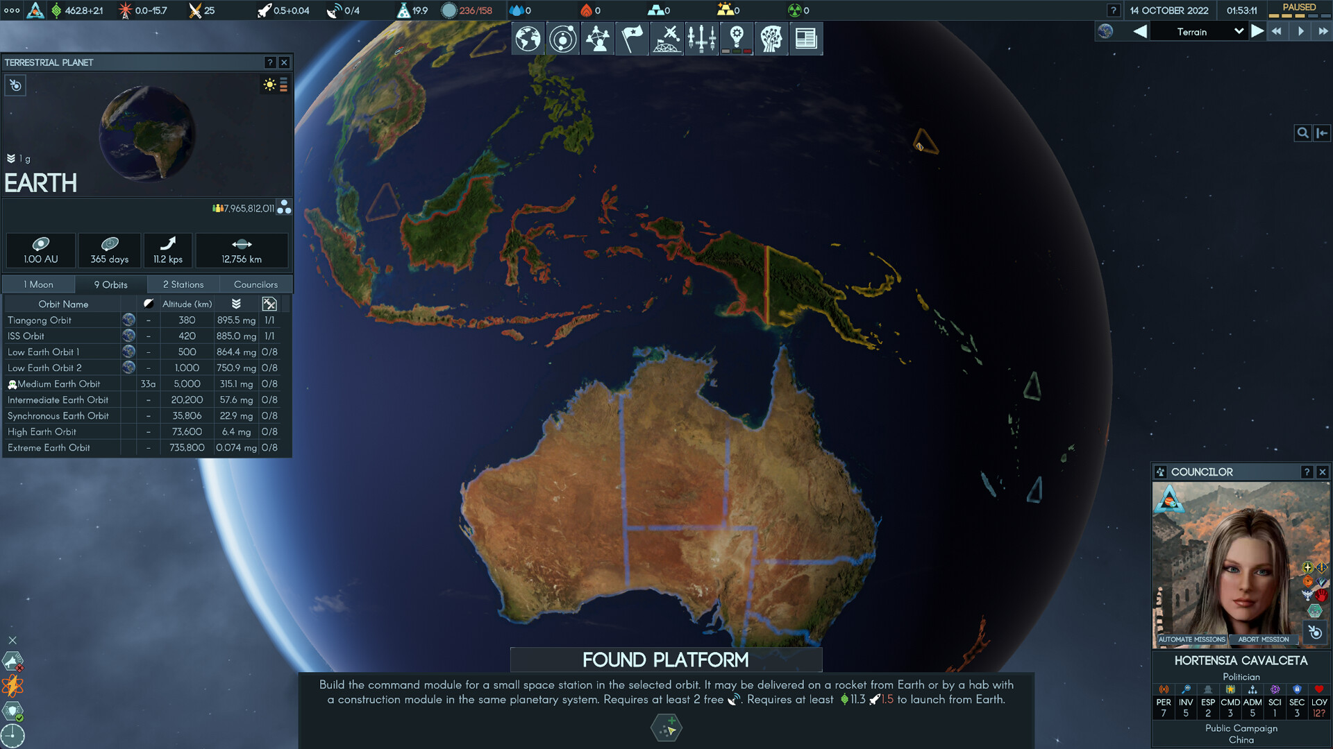 Screenshot de Terra Invicta