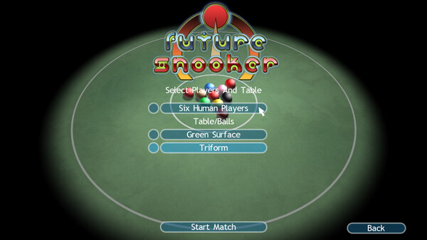 Screenshot z Future Snooker Screenshot z Future Snooker