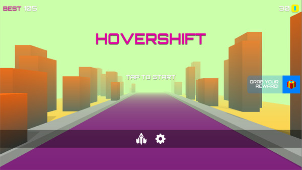 Screenshot z Hovershift