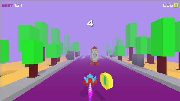 Screenshot z Hovershift