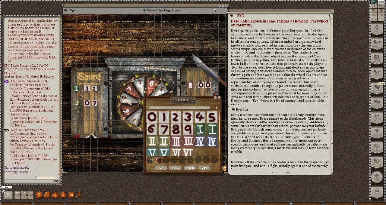 Fantasy Grounds - GAMBLING / TAROT PACK: Den of Iniquity (Any) Featured Screenshot #1