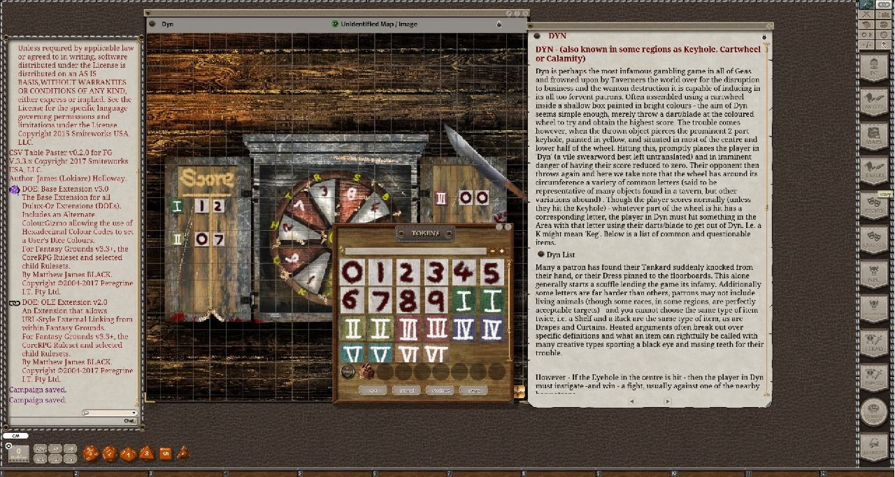 Fantasy Grounds - GAMBLING / TAROT PACK: Den of Iniquity (Any)のスクリーンショット 1