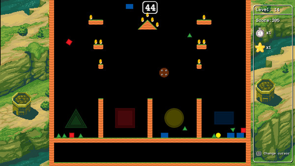 Screenshot z Shape Cascade