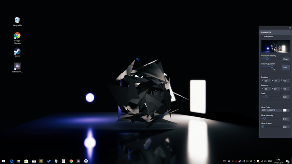 Screenshot z Ultimate Visualizer