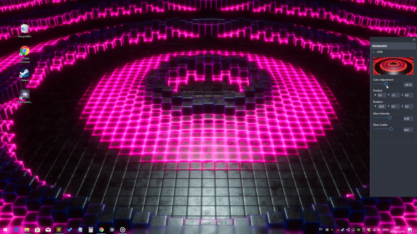 Screenshot z Ultimate Visualizer