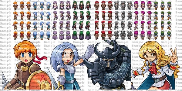 RPG Maker MV - VX Ace & XP Hero Pack