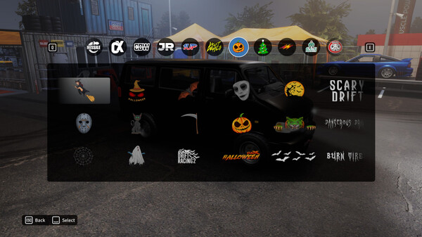 CarX Drift Racing Online - Halloween Sticker Pack