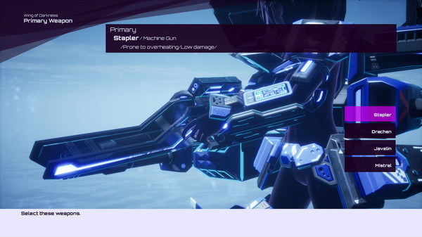 Screenshot z 有翼のフロイライン Wing of Darkness