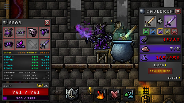 Screenshot z Lootcraft