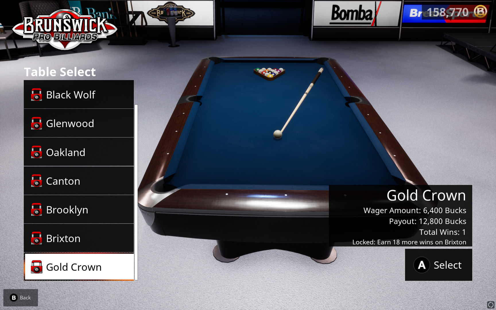 #6. Brunswick Pro Billiards (Steam) Bởi: Farsight Studios, Inc.