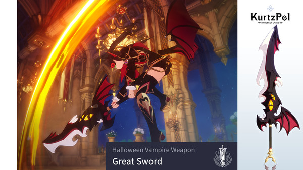 KurtzPel - Halloween Vampire Basic Weapon Set