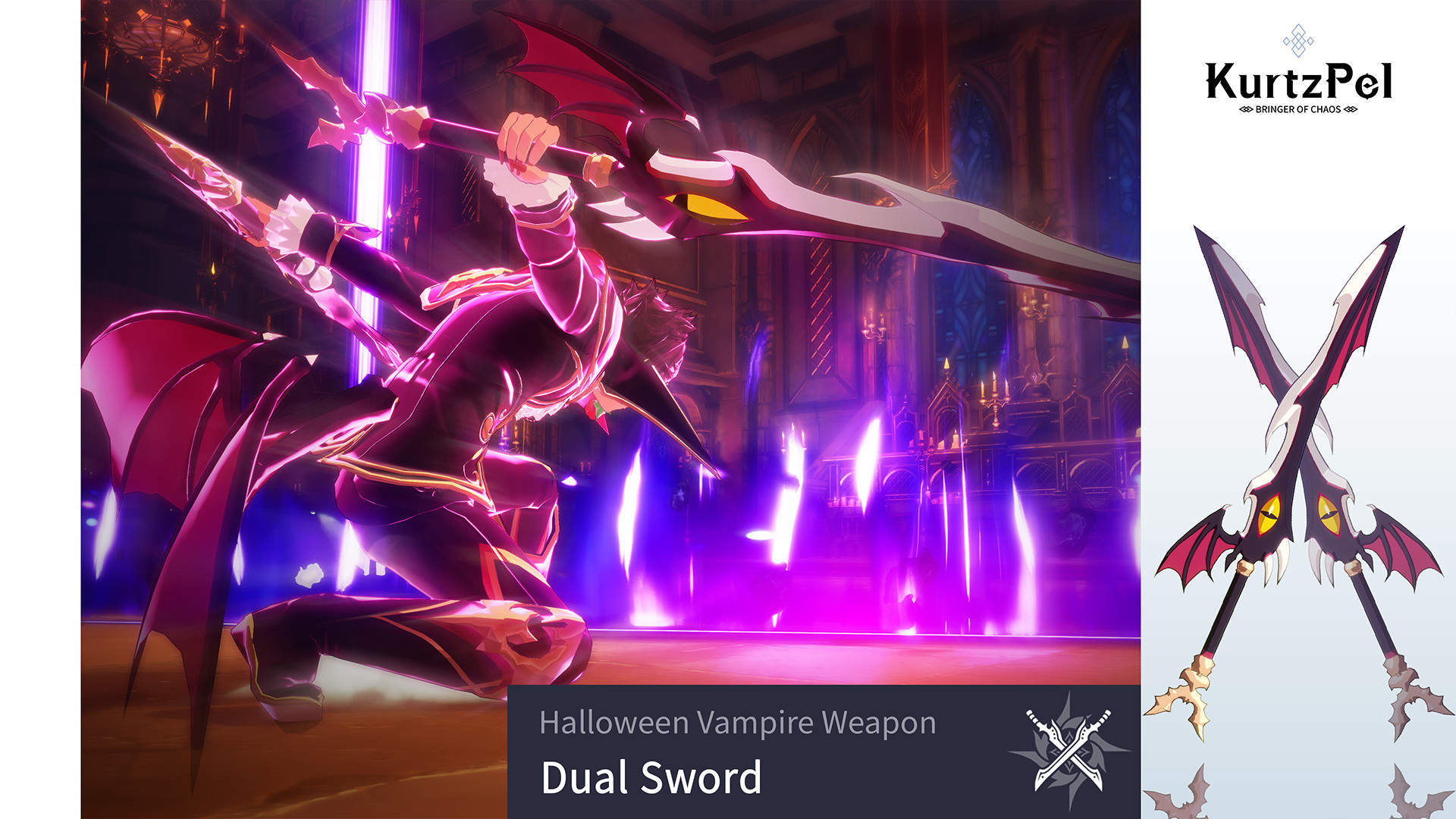 KurtzPel - Halloween Vampire Dual Sword Featured Screenshot #1