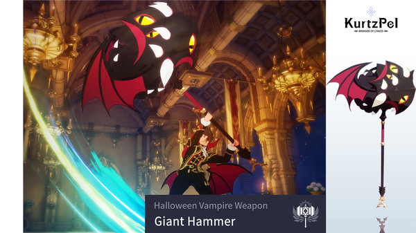 KurtzPel - Halloween Vampire Giant Hammer