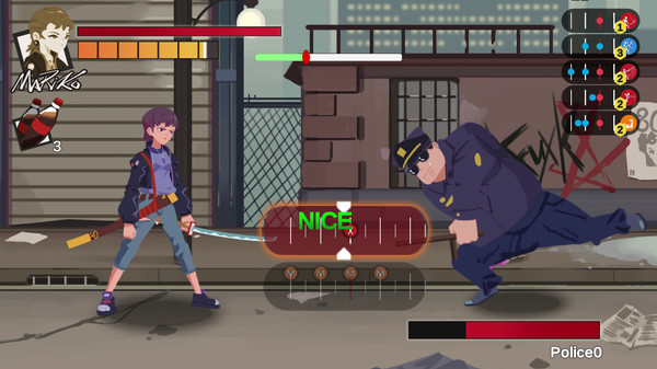 Screenshot z Super Rhythm Duel